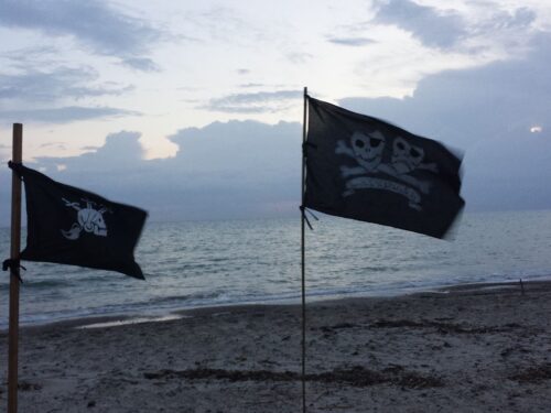Spiaggiata pirata